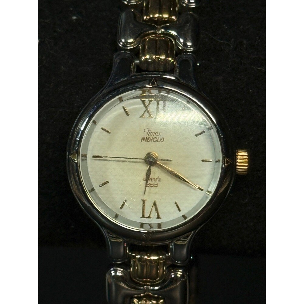 Timex Indiglo Two Tone Quartz Watch CR1216 Philippines New Battery